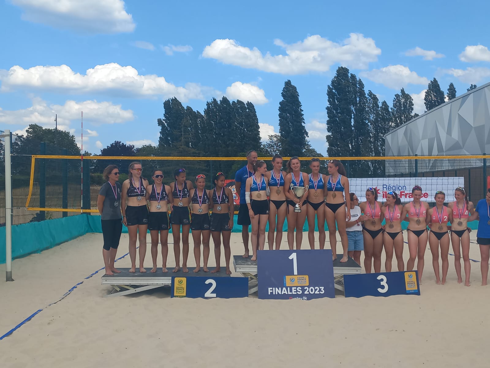 Coupe de France filles M18 de Beach Volley